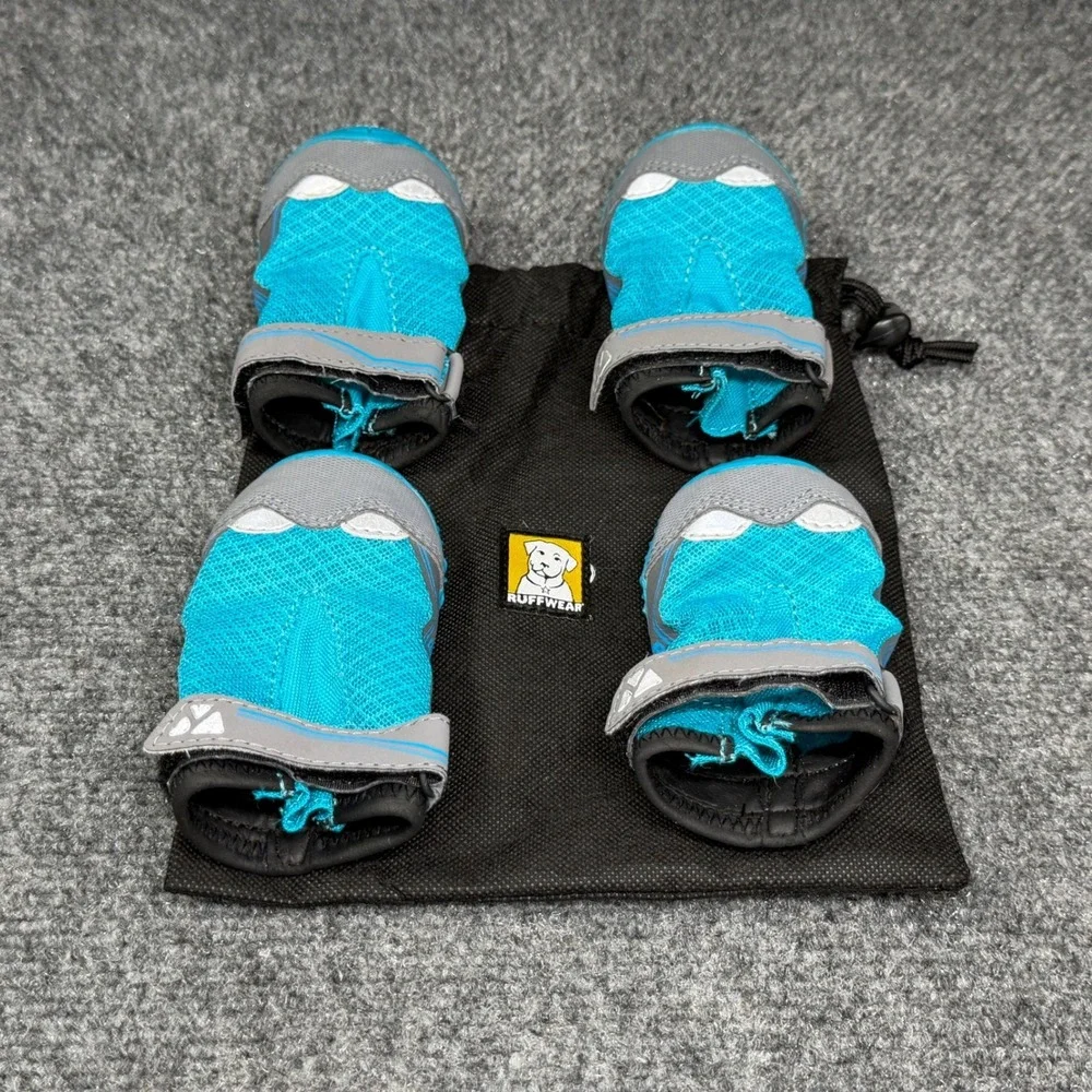 RuffWear Grip Trex Dog Boot Blue Vibram Rugged Breathable Outdoor Walking Hiking